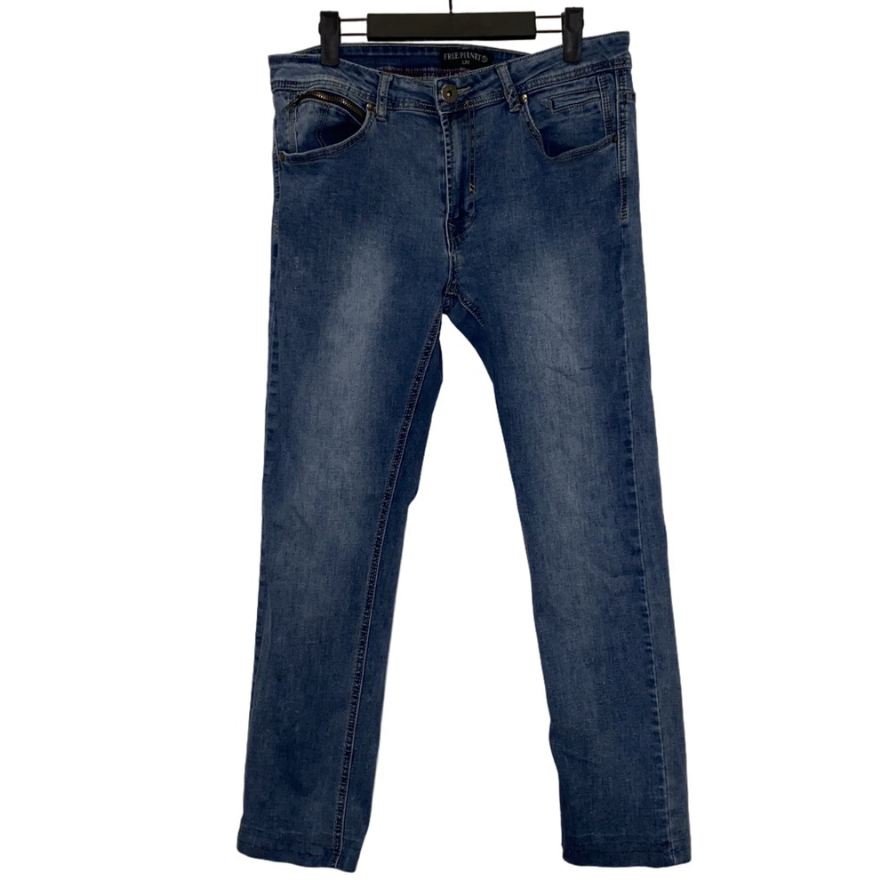 Men's Free Planet Jeans Size 32x30 Blue